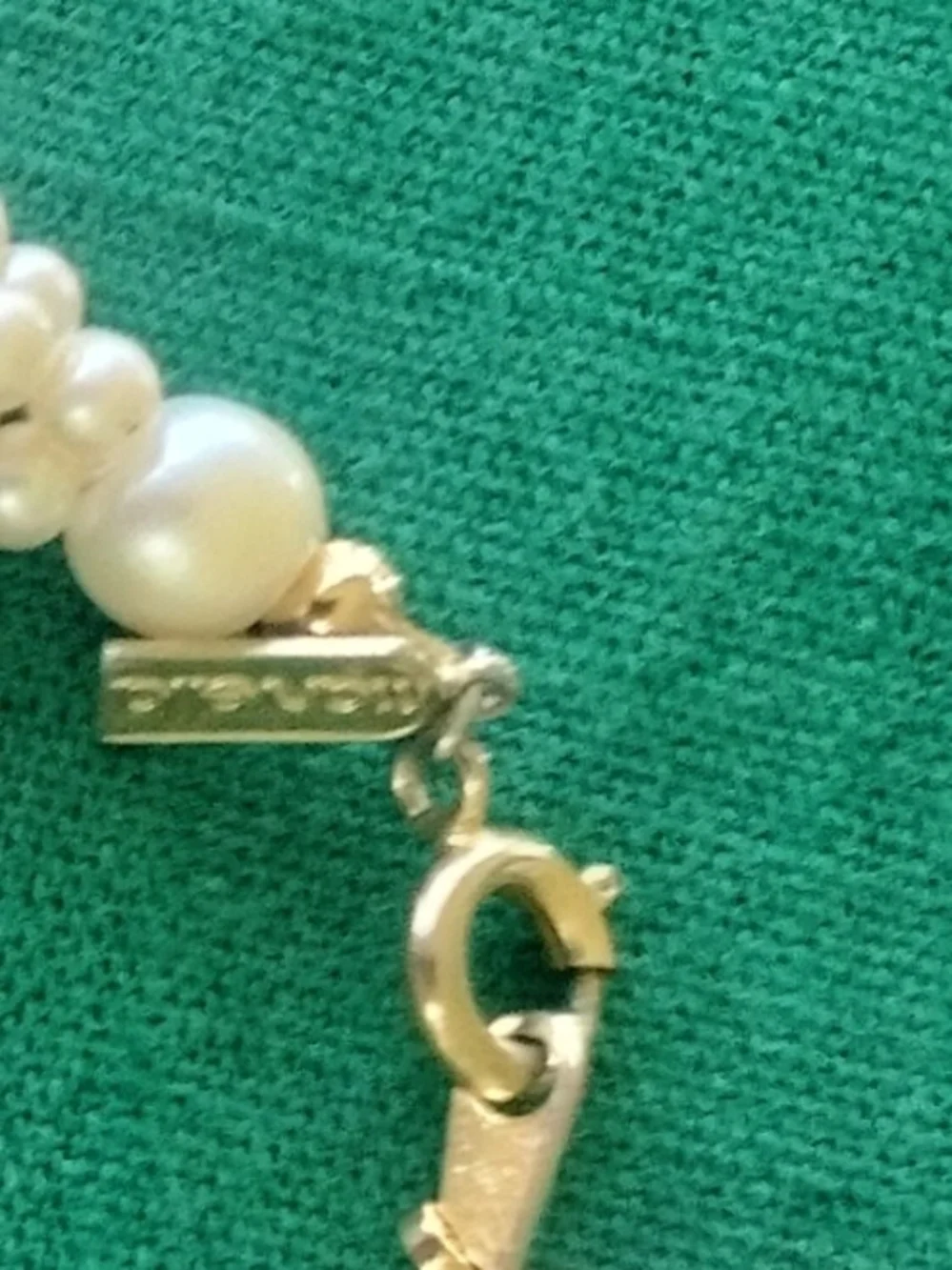 Marvella VTG Ivory Pearl Twist 16 Necklace and 7